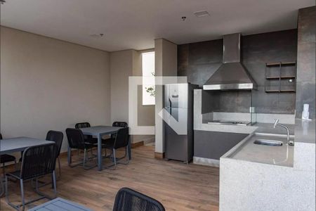 Studio à venda com 22m², 1 quarto e 1 vagaChurrasqueira