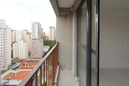 Studio à venda com 26m², 1 quarto e sem vagaVaranda 