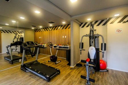 Apartamento à venda com 28m², 1 quarto e sem vaga Apartamento à venda com 28m², 1 quarto e sem vagaÁrea comum - Academia