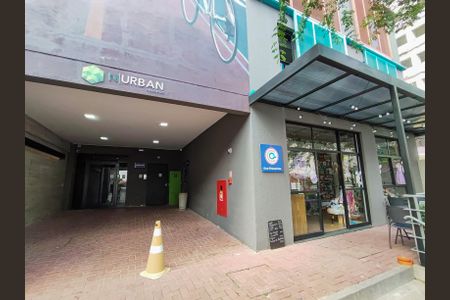 Studio para alugar com 24m², 1 quarto e sem vaga Studio para alugar com 24m², 1 quarto e sem vagaFachada