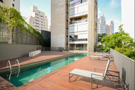 Studio para alugar com 44m², 1 quarto e 1 vagaPiscina