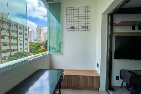 Studio à venda com 24m², 1 quarto e sem vagaVaranda