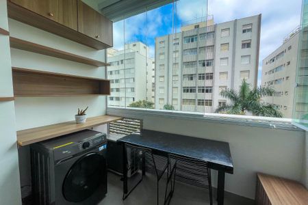 Studio à venda com 24m², 1 quarto e sem vagaVaranda