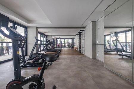 Studio para alugar com 33m², 1 quarto e 1 vaga Studio para alugar com 33m², 1 quarto e 1 vagaÁrea comum - Academia