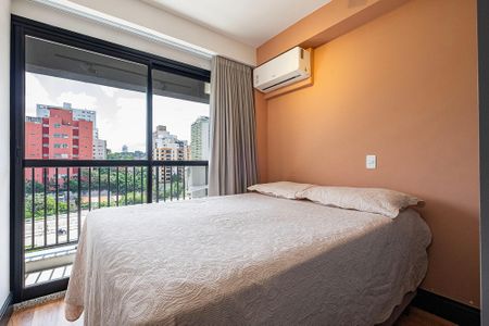 Studio para alugar com 33m², 1 quarto e 1 vaga Studio para alugar com 33m², 1 quarto e 1 vagaQuarto