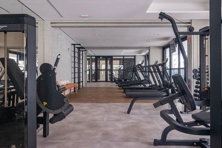 Studio para alugar com 33m², 1 quarto e 1 vaga Studio para alugar com 33m², 1 quarto e 1 vagaÁrea comum - Academia