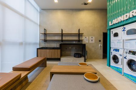 Studio para alugar com 39m², 1 quarto e 1 vagaLavanderia