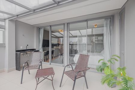 Studio para alugar com 39m², 1 quarto e 1 vagaVaranda