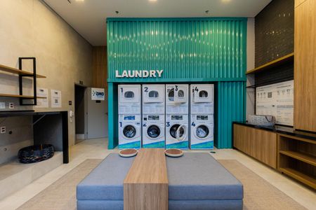 Studio para alugar com 39m², 1 quarto e 1 vagaLavanderia
