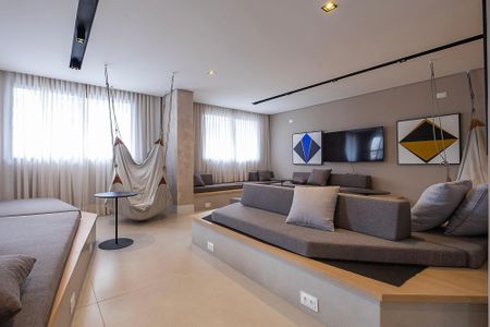 Studio à venda com 27m², 1 quarto e sem vaga Studio à venda com 27m², 1 quarto e sem vagaÁrea comum - Salão de Festas