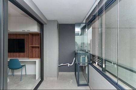 Studio para alugar com 29m², 1 quarto e sem vagaVaranda
