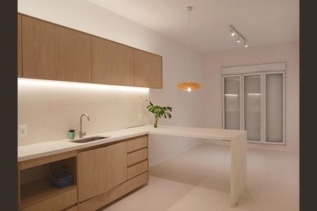 Apartamento à venda com 62m², 1 quarto e sem vaga Apartamento à venda com 62m², 1 quarto e sem vagaSala/Cozinha