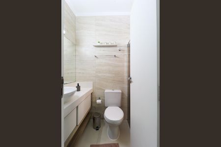 Casa de condomínio à venda com 124m², 3 quartos e 2 vagasBanheiro da Suíte