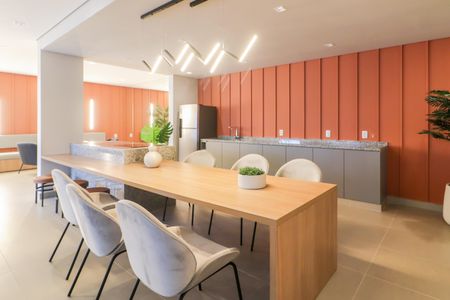 Apartamento à venda com 27m², 1 quarto e sem vaga Apartamento à venda com 27m², 1 quarto e sem vagaÁrea comum - Salão de festas