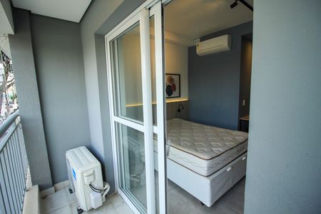 Studio para alugar com 24m², 1 quarto e sem vagaVaranda