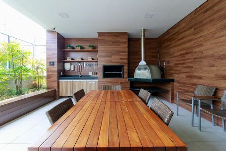 Apartamento à venda com 88m², 1 quarto e 2 vagasÁrea comum - Churrasqueira