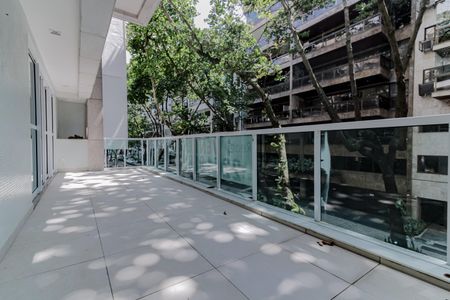 Varanda da Sala de apartamento à venda com 3 quartos, 200m² em Leblon, Rio de Janeiro
