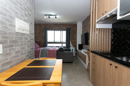 Studio para alugar com 25m², 1 quarto e sem vagaCozinha