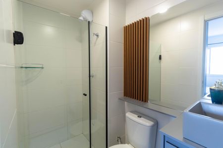 Apartamento para alugar com 32m², 1 quarto e sem vagaBanheiro da Suíte