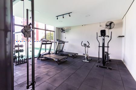 Apartamento para alugar com 39m², 1 quarto e sem vaga Apartamento para alugar com 39m², 1 quarto e sem vagaÁrea comum - Academia
