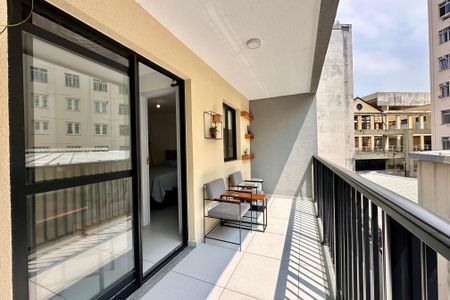 Apartamento à venda com 39m², 1 quarto e sem vagaVaranda