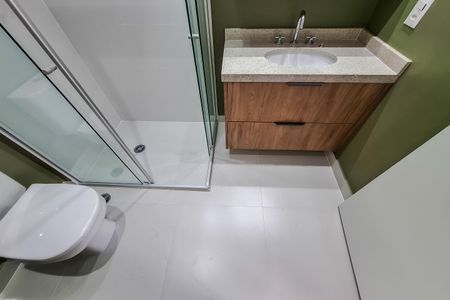 Studio para alugar com 21m², 1 quarto e sem vaga Studio para alugar com 21m², 1 quarto e sem vagaBanheiro