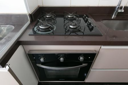 Apartamento à venda com 46m², 2 quartos e 1 vagaCozinha - Fogão