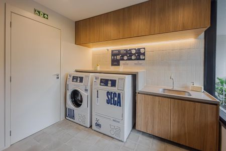 Studio à venda com 36m², 1 quarto e sem vagaLavanderia