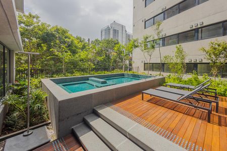 Studio à venda com 36m², 1 quarto e sem vagaPiscina
