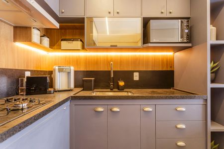 Studio à venda com 29m², 1 quarto e 1 vagaCozinha