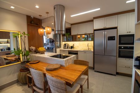 Apartamento à venda com 131m², 3 quartos e 2 vagasCozinha