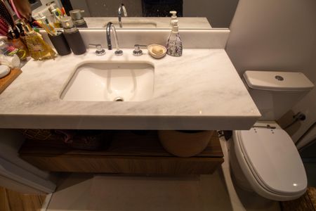 Apartamento à venda com 131m², 3 quartos e 2 vagasBanheiro da Suíte 3