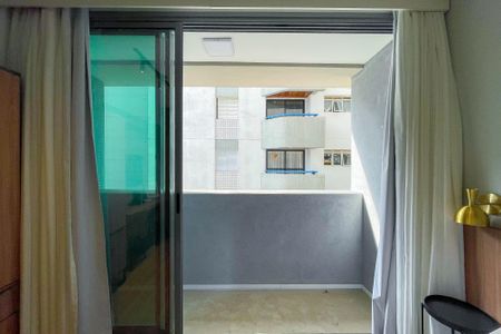 Studio para alugar com 24m², 1 quarto e sem vaga Studio para alugar com 24m², 1 quarto e sem vagaVaranda