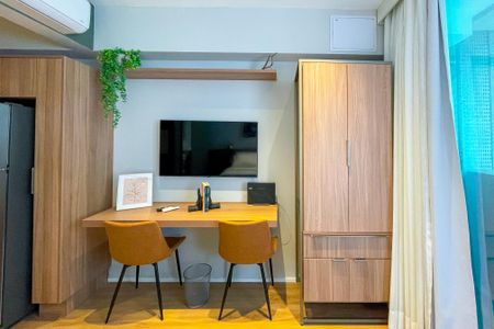 Studio para alugar com 24m², 1 quarto e sem vaga Studio para alugar com 24m², 1 quarto e sem vagaStudio