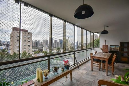 Varanda de apartamento à venda com 4 quartos, 261m² em Vila Morumbi, São Paulo