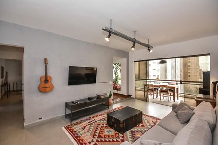 Sala de apartamento à venda com 4 quartos, 261m² em Vila Morumbi, São Paulo