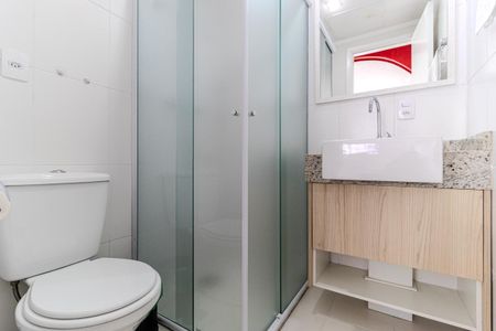 Studio para alugar com 34m², 1 quarto e 1 vaga Studio para alugar com 34m², 1 quarto e 1 vagaBanheiro