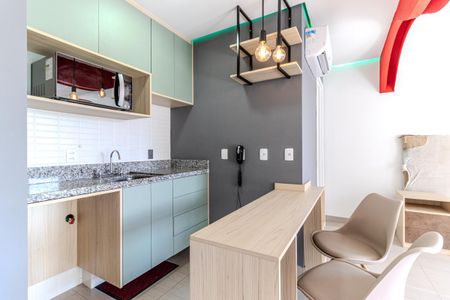 Studio para alugar com 34m², 1 quarto e 1 vaga Studio para alugar com 34m², 1 quarto e 1 vagaCozinha