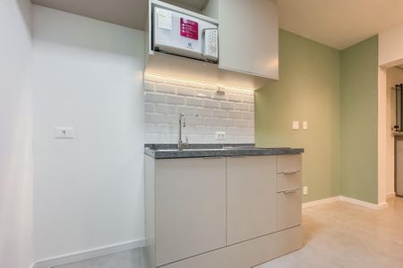 Studio à venda com 25m², 1 quarto e sem vagaCozinha