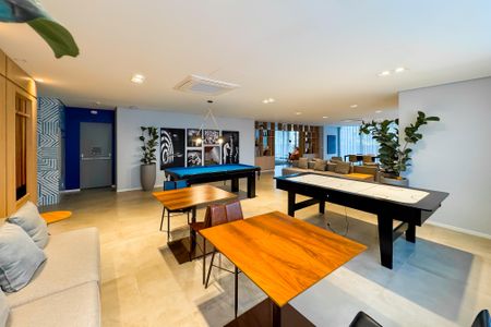 Studio à venda com 25m², 1 quarto e sem vaga Área comum -  Salão de jogos