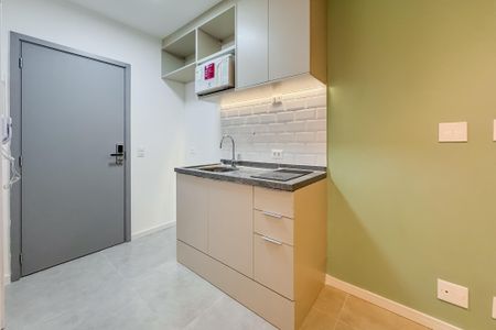Studio à venda com 25m², 1 quarto e sem vagaCozinha