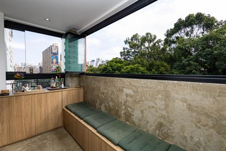 Apartamento à venda com 58m², 1 quarto e 1 vagaVaranda