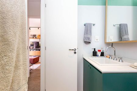 Apartamento à venda com 58m², 1 quarto e 1 vagaBanheiro da Suíte