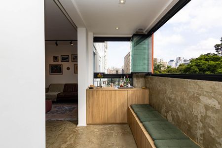 Apartamento à venda com 58m², 1 quarto e 1 vagaVaranda