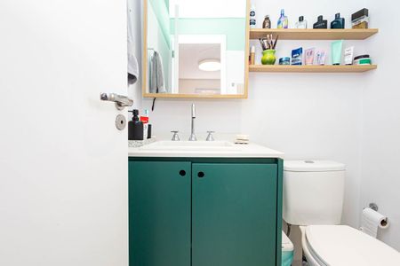 Apartamento à venda com 58m², 1 quarto e 1 vagaBanheiro da Suíte