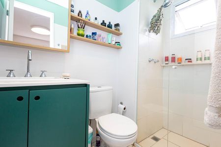 Apartamento à venda com 58m², 1 quarto e 1 vagaBanheiro da Suíte