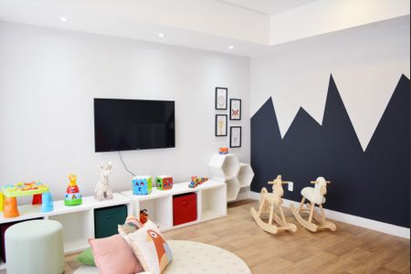 Apartamento à venda com 55m², 2 quartos e 1 vaga Apartamento à venda com 55m², 2 quartos e 1 vagaÁrea comum - Brinquedoteca