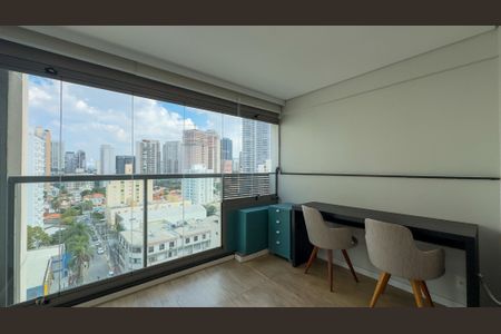 Varanda da Studio de kitnet/studio à venda com 1 quarto, 30m² em Vila Cordeiro, São Paulo