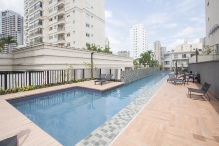 Studio para alugar com 32m², 1 quarto e 1 vagaPiscina