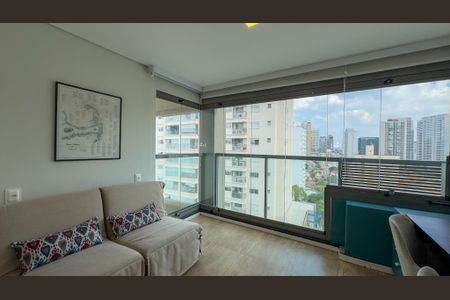 Varanda da Studio de kitnet/studio à venda com 1 quarto, 30m² em Vila Cordeiro, São Paulo